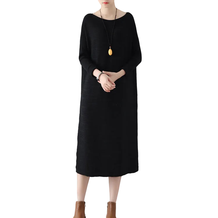 Dames Gebreide Trui Jurk Winterstijl Comfortabel Warm 0