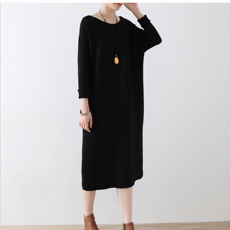 Dames Gebreide Trui Jurk Winterstijl Comfortabel Warm 1