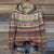 Dames Gebreide Trui Met Capuchon Multicolor Casual Gebreid 1