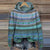 Dames Gebreide Trui Met Capuchon Multicolor Casual Gebreid 3