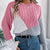 Dames Gebreide Trui met Kleurblok Design 2