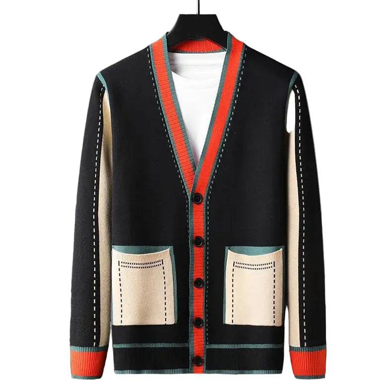 Dames Geometrisch Gebreid Vest 0