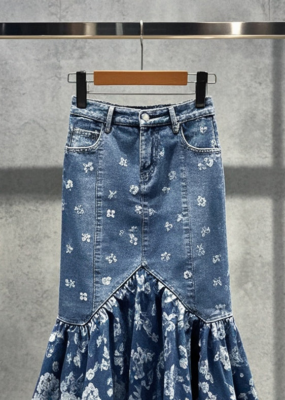 Dames Gewikkelde Rok Boho Print 1