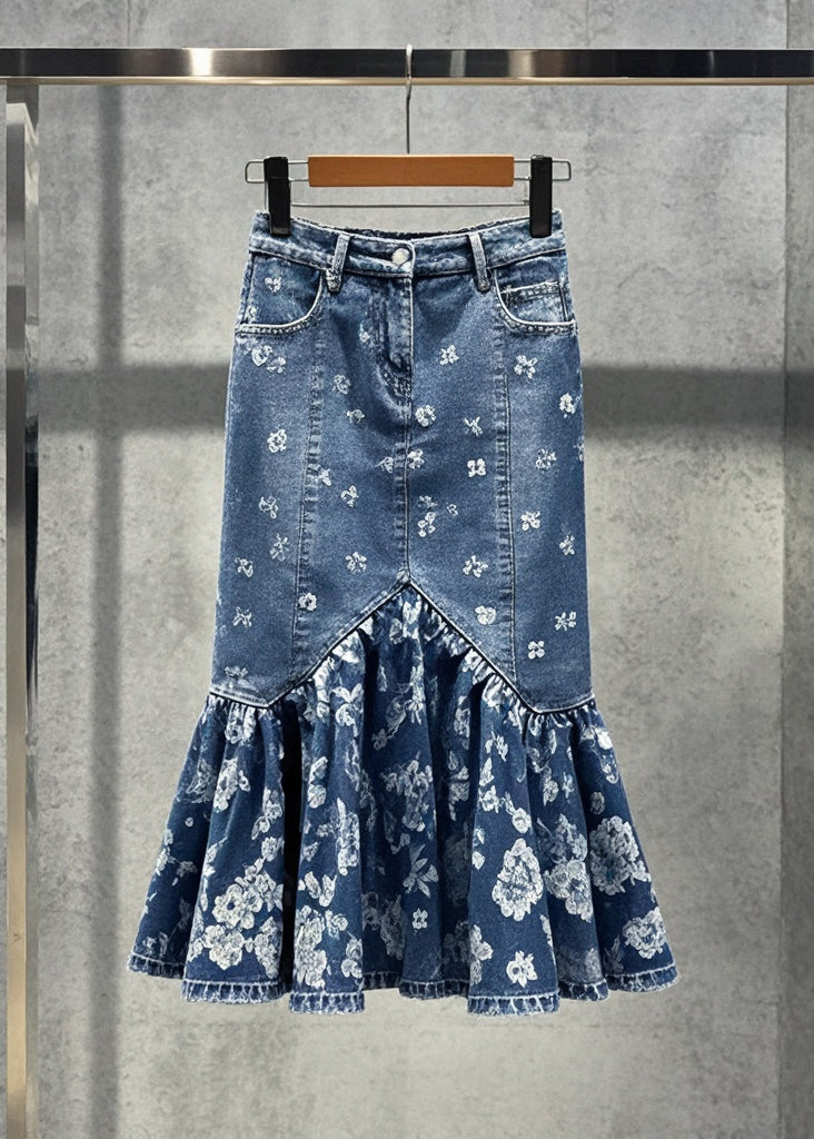 Dames Gewikkelde Rok Boho Print 2