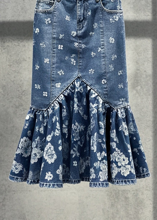 Dames Gewikkelde Rok Boho Print 3