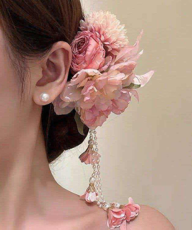 Dames Haarspeld Bloemenkwastje Stijlvol Accessoire 2