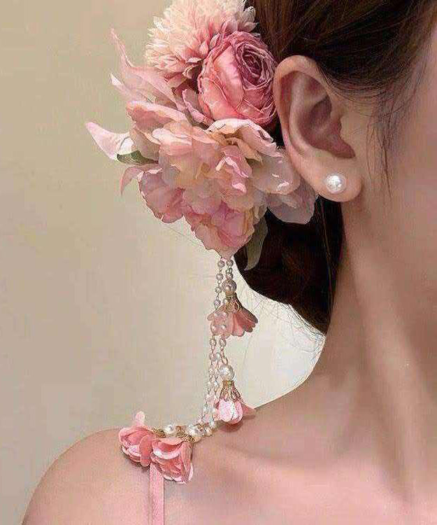 Dames Haarspeld Bloemenkwastje Stijlvol Accessoire 3