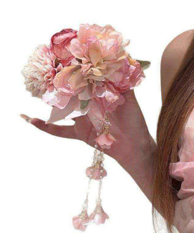 Dames Haarspeld Bloemenkwastje Stijlvol Accessoire 4