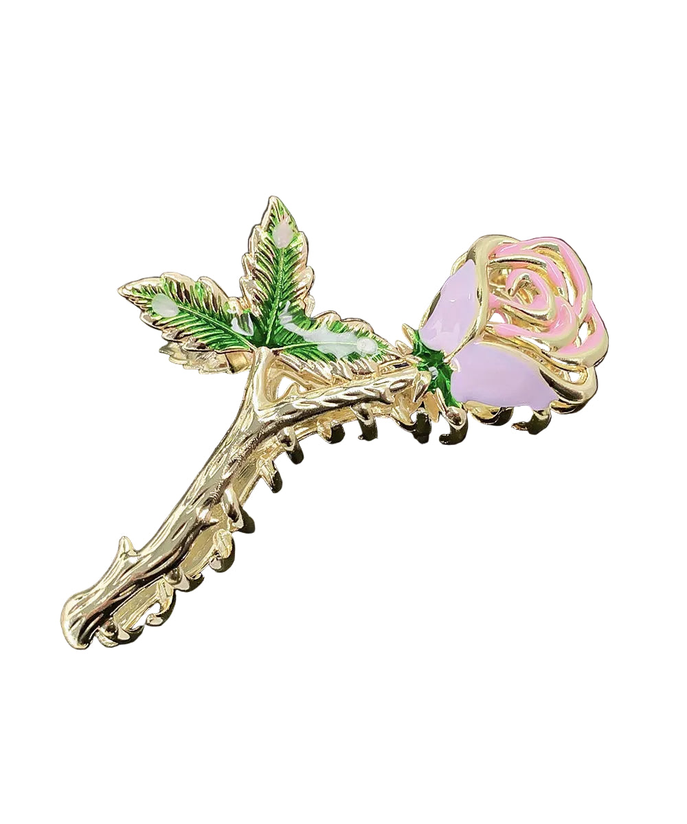 Dames Haarspeld Metalen Roos Design 2