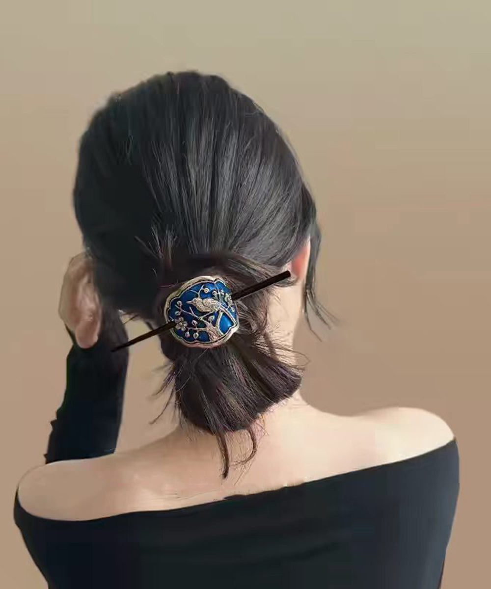 Dames Haarspeld Vintage Stijl Met Bloemmotief 2