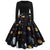 Dames Halloween Kostuum Lange Mouwen Gothic Karikatuurprint Hoogwaardige Stoffen 12