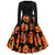 Dames Halloween Kostuum Lange Mouwen Gothic Karikatuurprint Hoogwaardige Stoffen 13