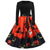 Dames Halloween Kostuum Lange Mouwen Gothic Karikatuurprint Hoogwaardige Stoffen 7