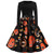 Dames Halloween Kostuum Lange Mouwen Gothic Karikatuurprint Hoogwaardige Stoffen 8