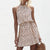 Dames Halter Mini Jurk Polyester Modern Zomerjurk 0