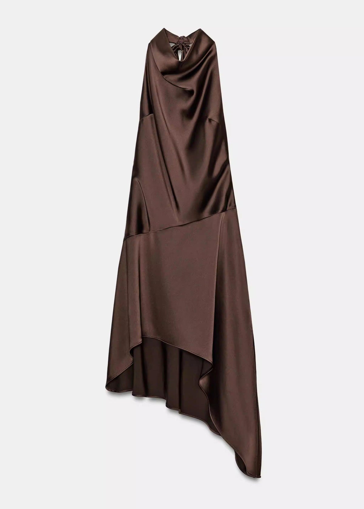 Dames Halterjurk Asymmetrisch Rugloos Casual Zomer 4