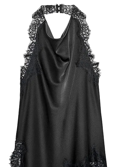Dames Haltertop Asymmetrisch Kant Patchwork 4