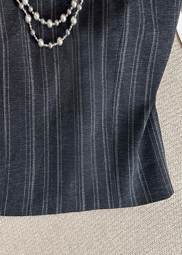 Dames Haltertop Gestreept Zomerstijl 4