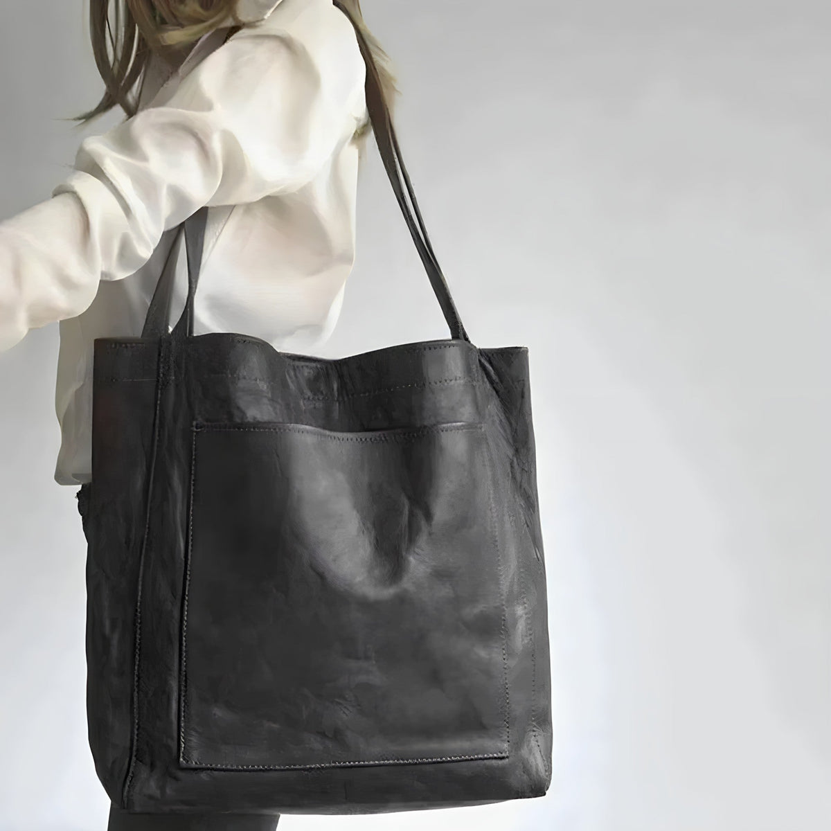 Dames Handgemaakte Leren Tas Stijlvol 1