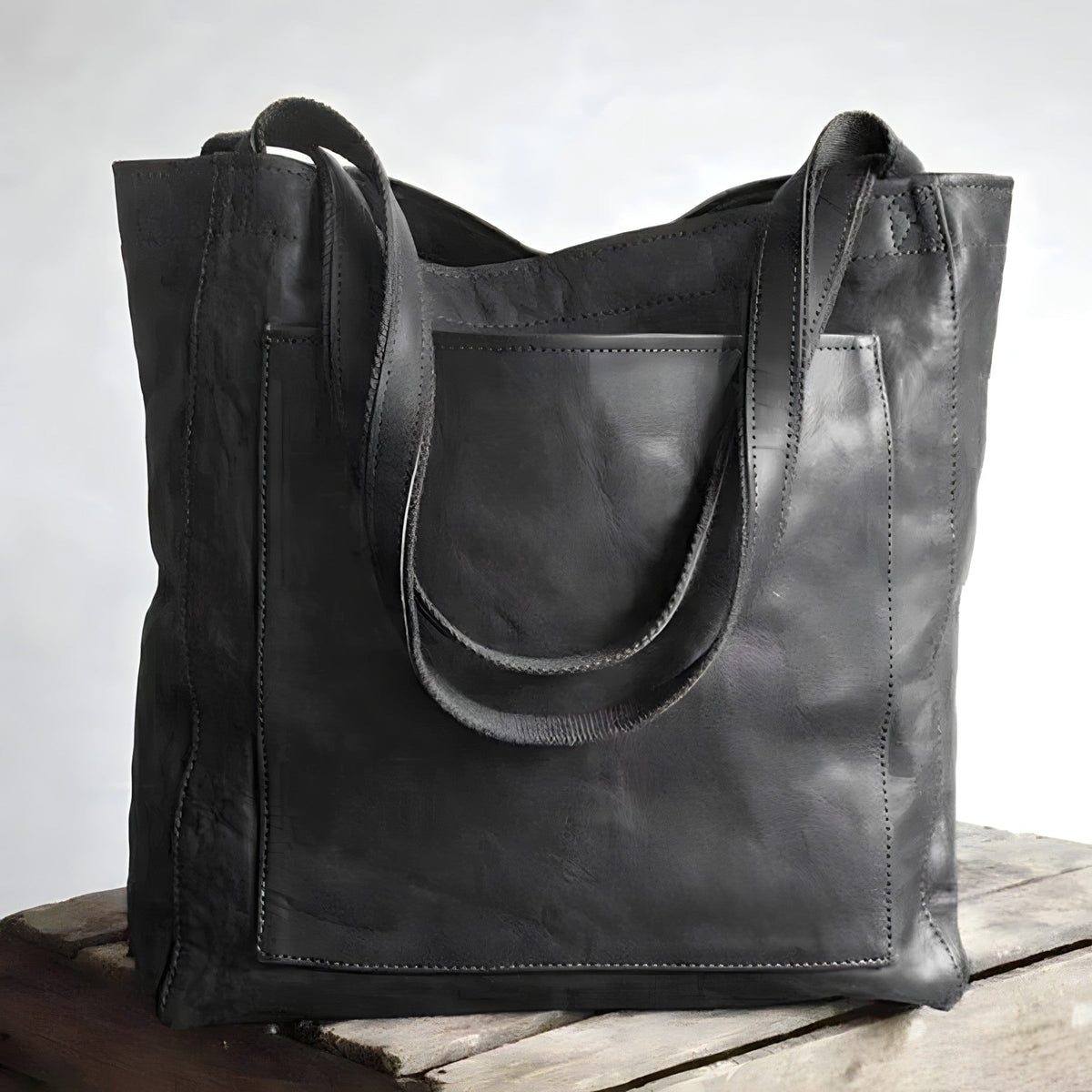 Dames Handgemaakte Leren Tas Stijlvol 4
