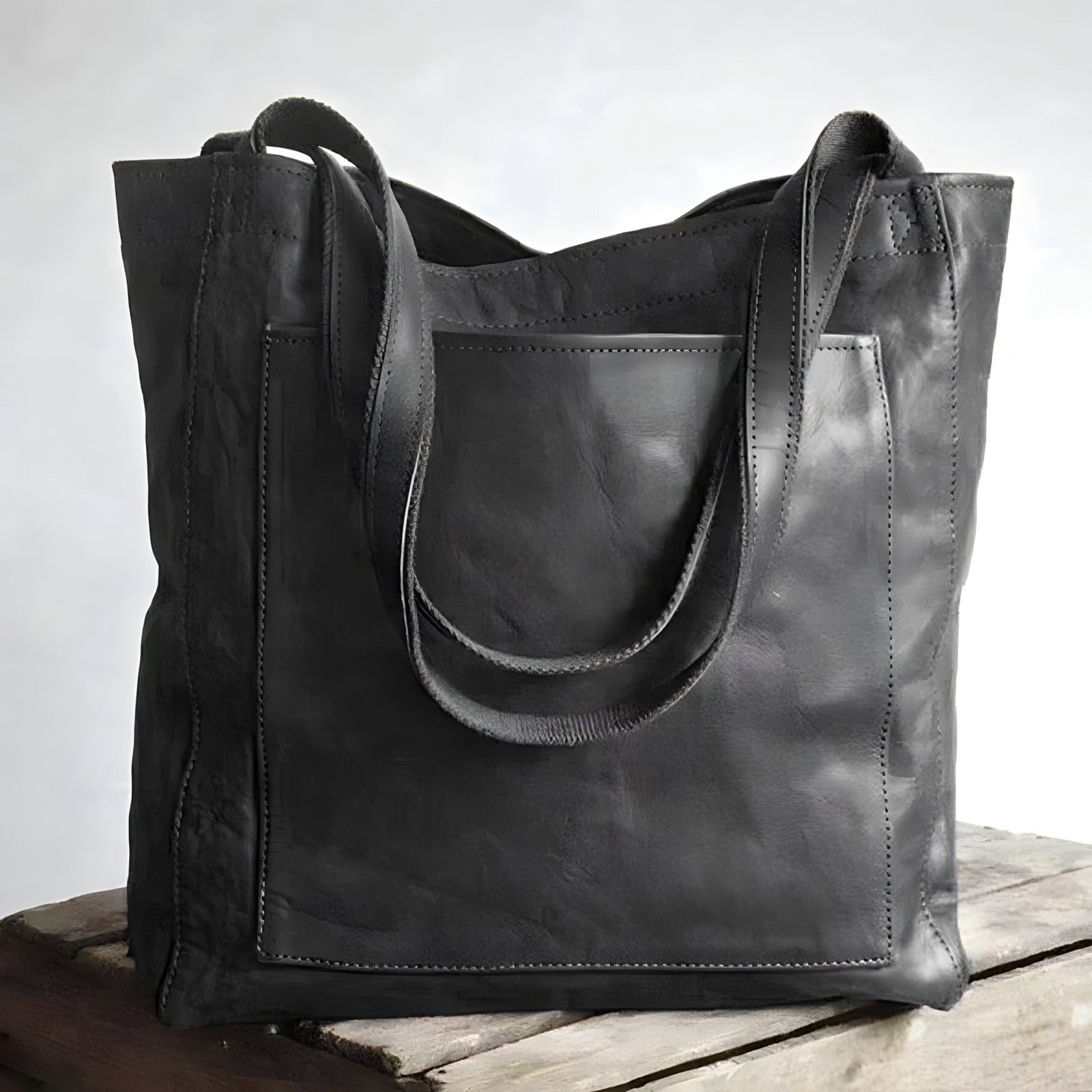 Dames Handgemaakte Leren Tas Stijlvol 4