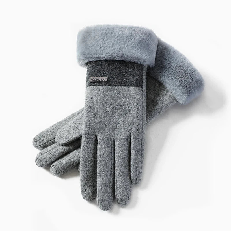 Dames Handschoenen Pluche Elastisch Comfortabel 8