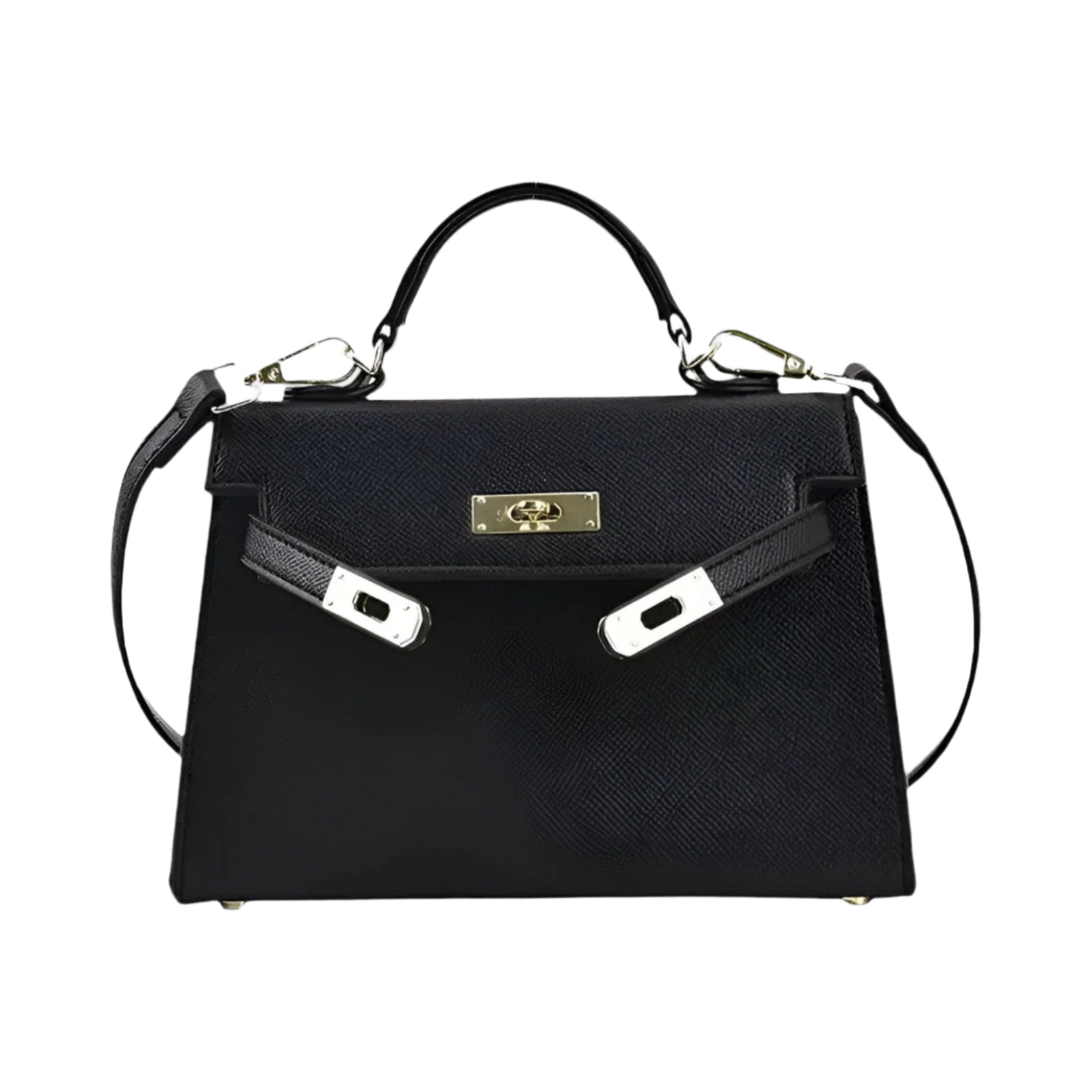 Dames Handtas Metalen Sluiting Geometrisch Design 0