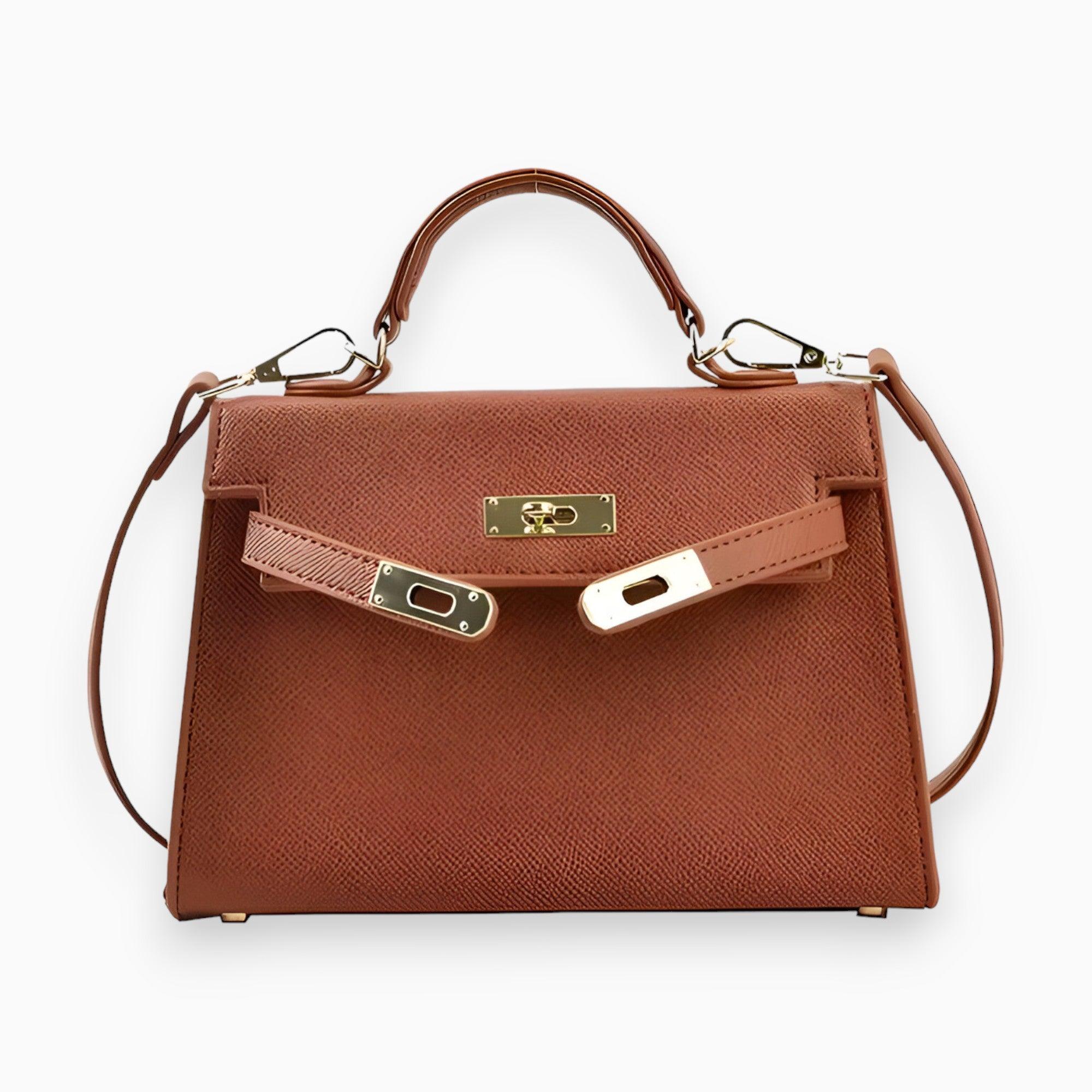 Dames Handtas Metalen Sluiting Geometrisch Design 6
