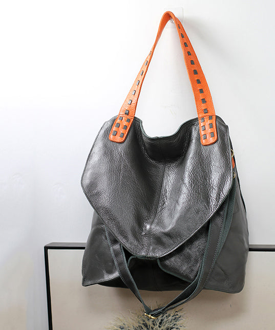 Dames Handtas Modern Grijs Ruim 2