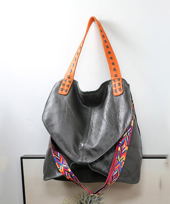 Dames Handtas Modern Grijs Ruim 3