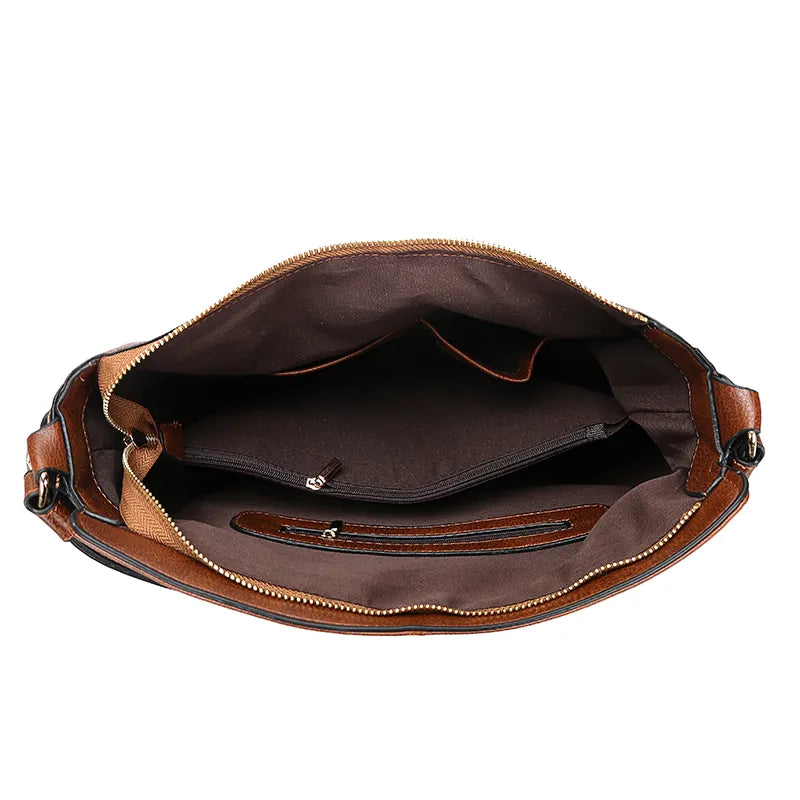 Dames Handtas Vintage Stijl Ruim Interieur 3