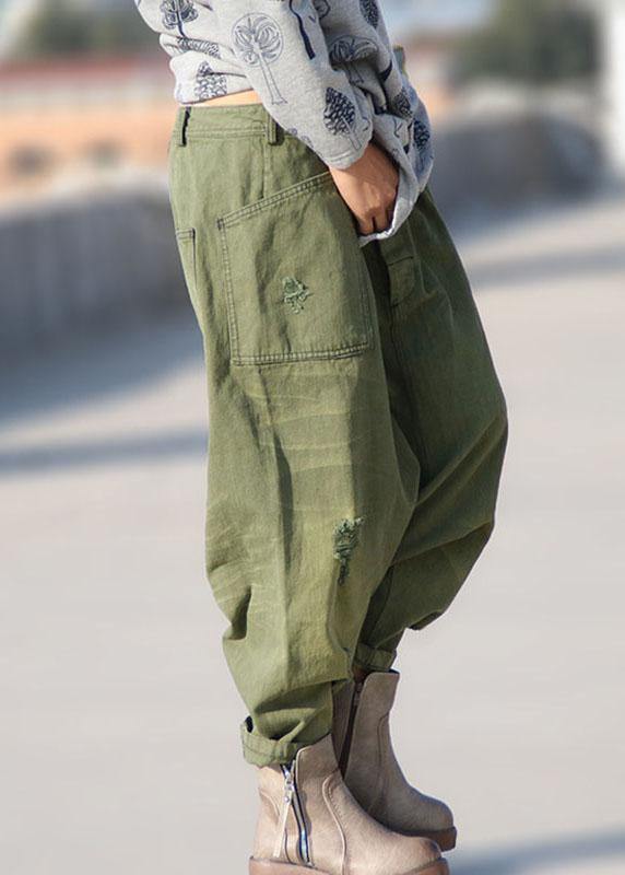 Dames Harem Broek met Zakken en Gaten 3