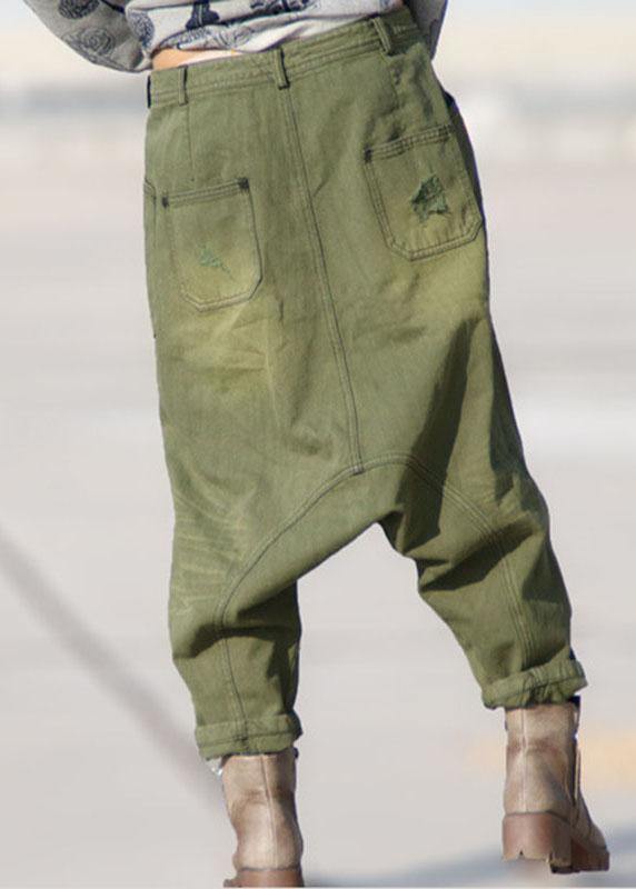 Dames Harem Broek met Zakken en Gaten 4