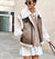 Dames Herfstvest Elegant Wolmix Chique Stijl 0