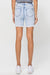 Dames High Rise Midi Shorts Licht Denim 2