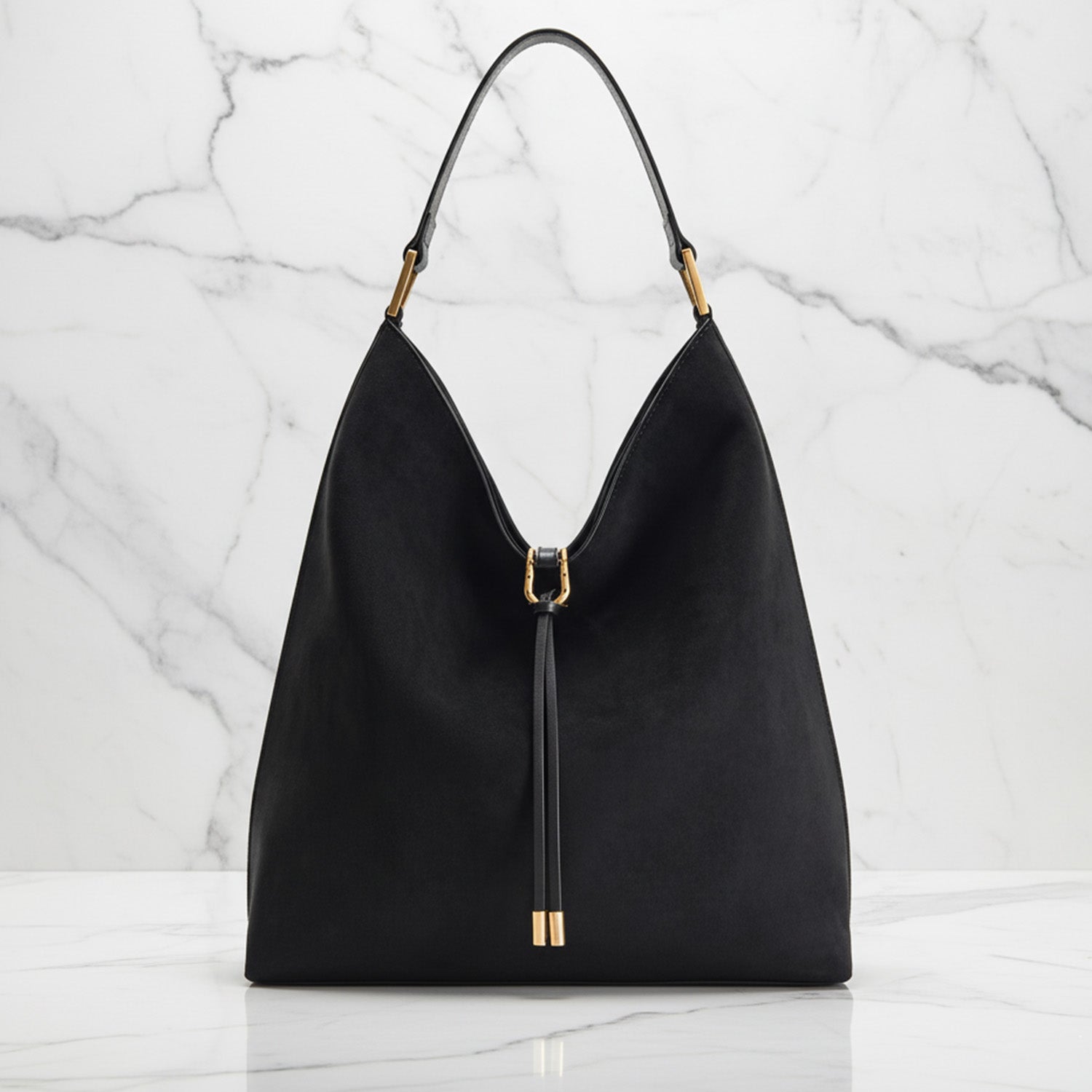 Dames Hobo-tas met Trekkoorddetail 6