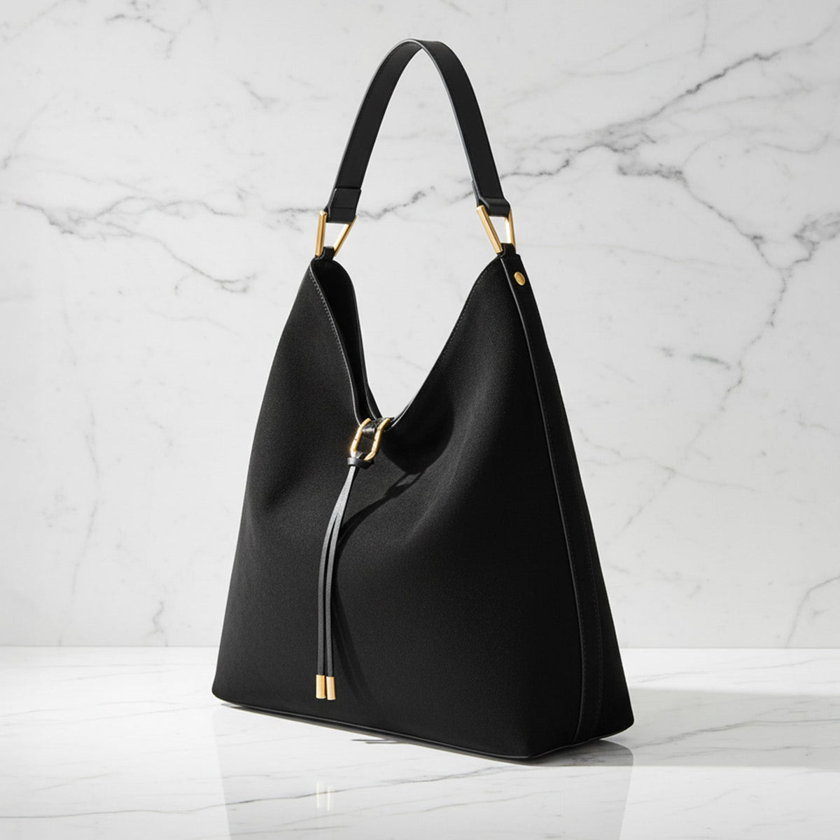 Dames Hobo-tas met Trekkoorddetail 7