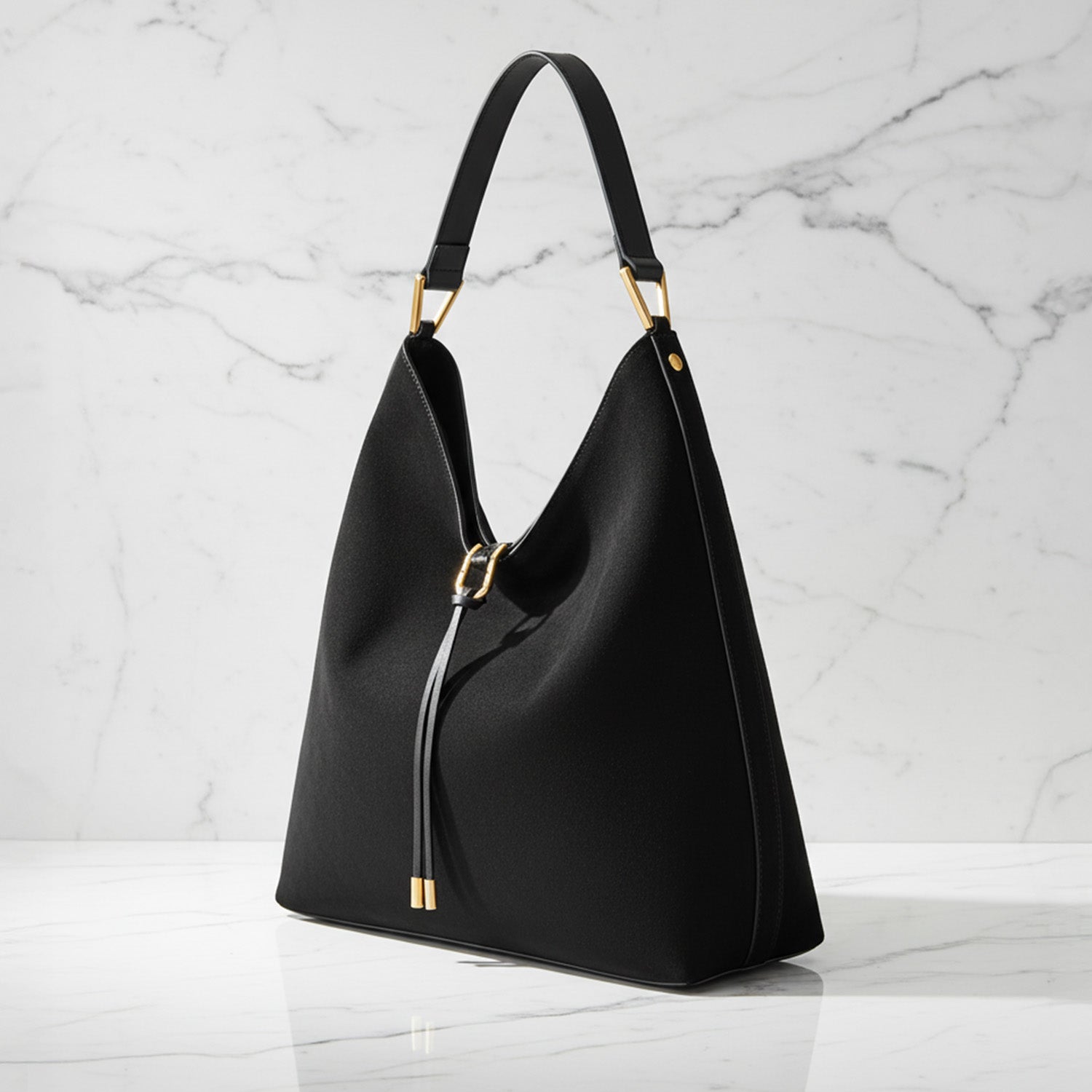Dames Hobo-tas met Trekkoorddetail 7