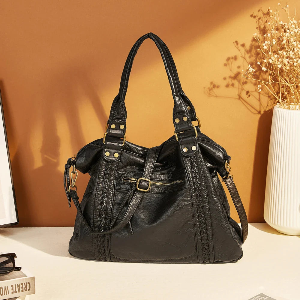 Dames Hobo Tas Vintage Stijl 5