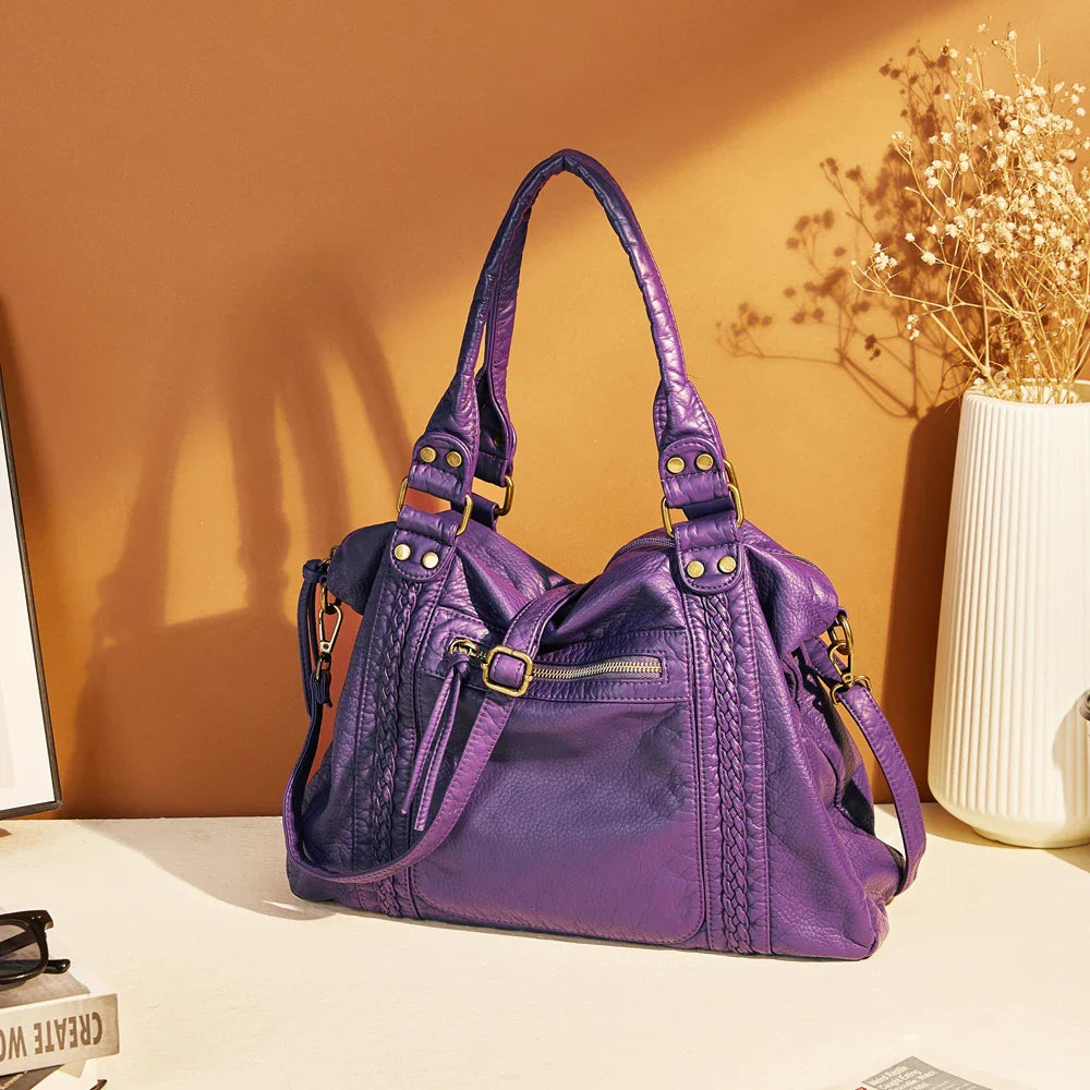 Dames Hobo Tas Vintage Stijl 6