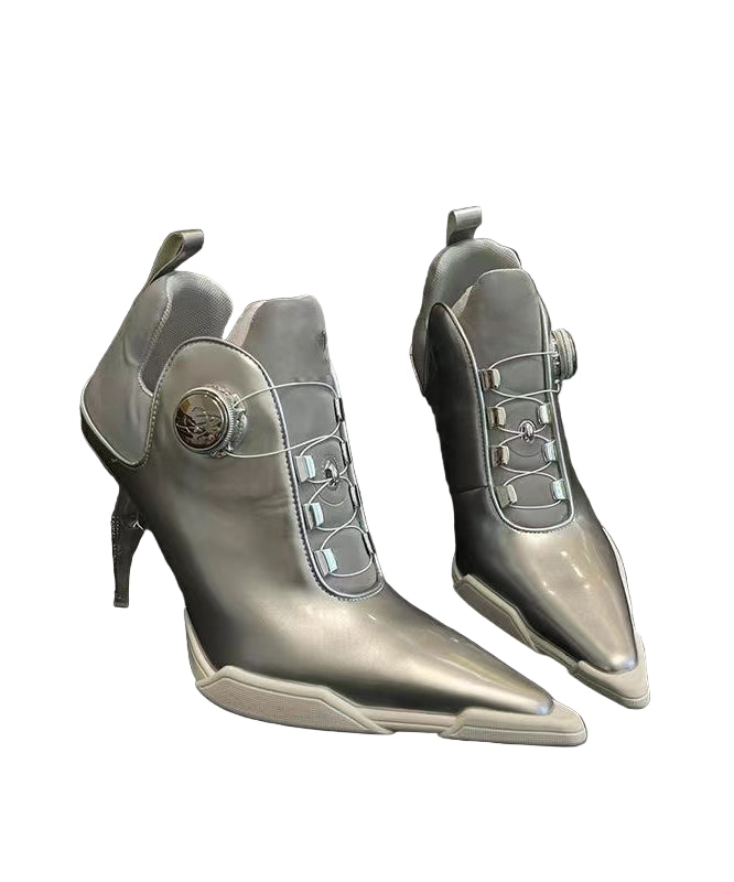 Dames Hoge Haklaarzen Gesplitst met Puntige Neus 0