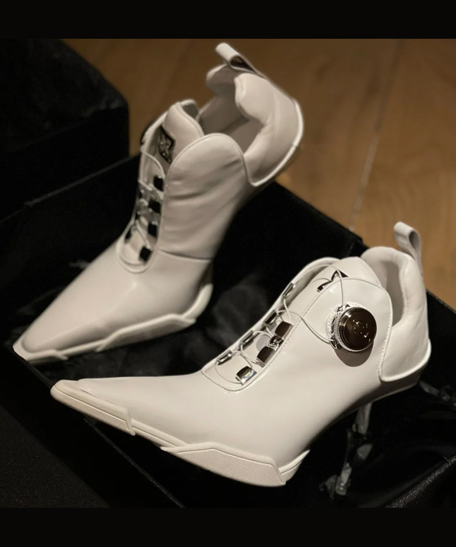 Dames Hoge Haklaarzen Gesplitst met Puntige Neus 1