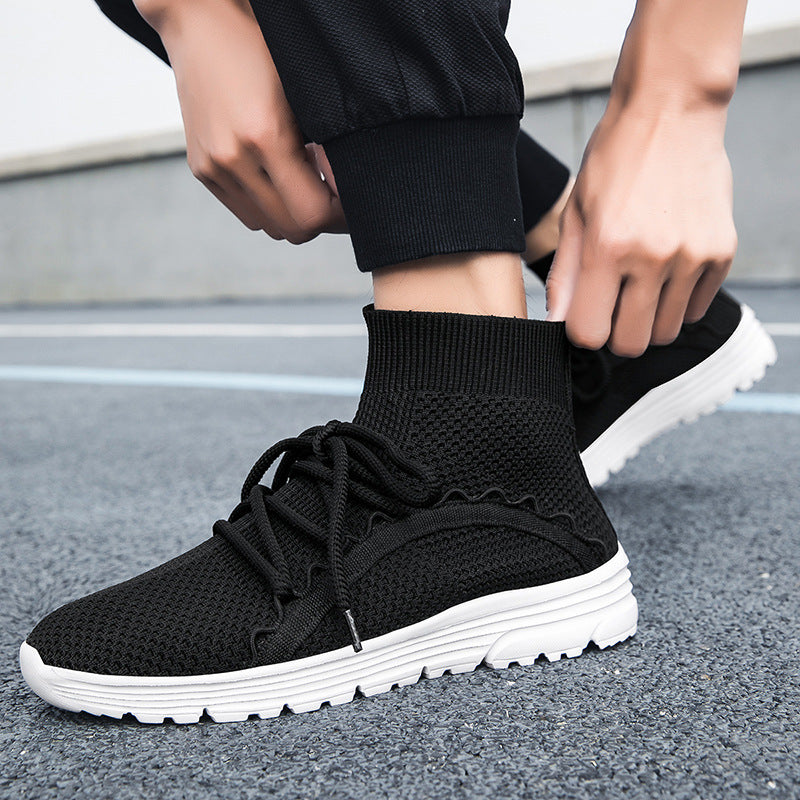 Dames Hoge Sneakers Ademend Met Innovatief Vetersysteem 3