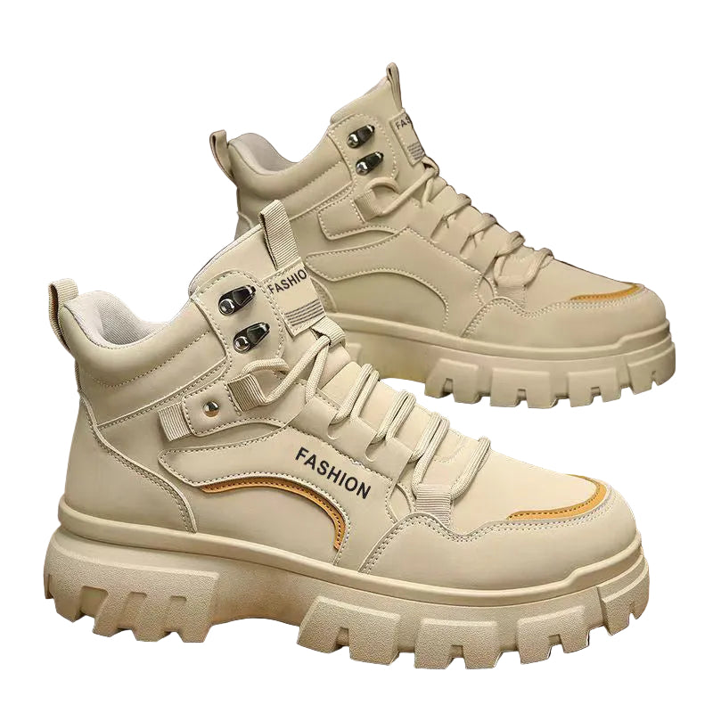 Dames Hoge Sneakers Met Antislipprofiel, Trendy Casual Schoenen 0