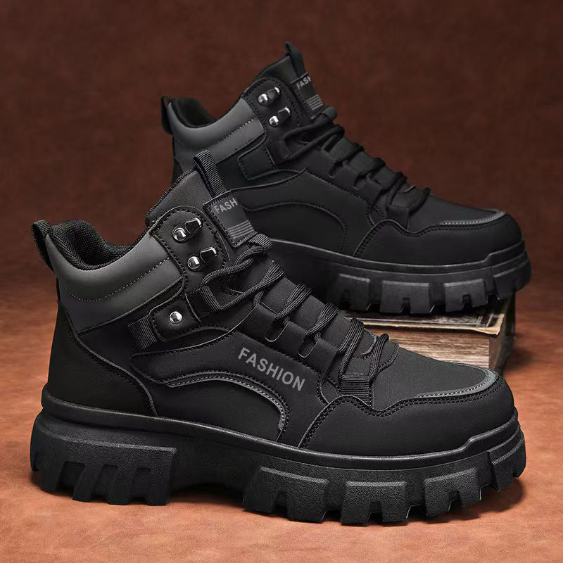 Dames Hoge Sneakers Met Antislipprofiel, Trendy Casual Schoenen 5