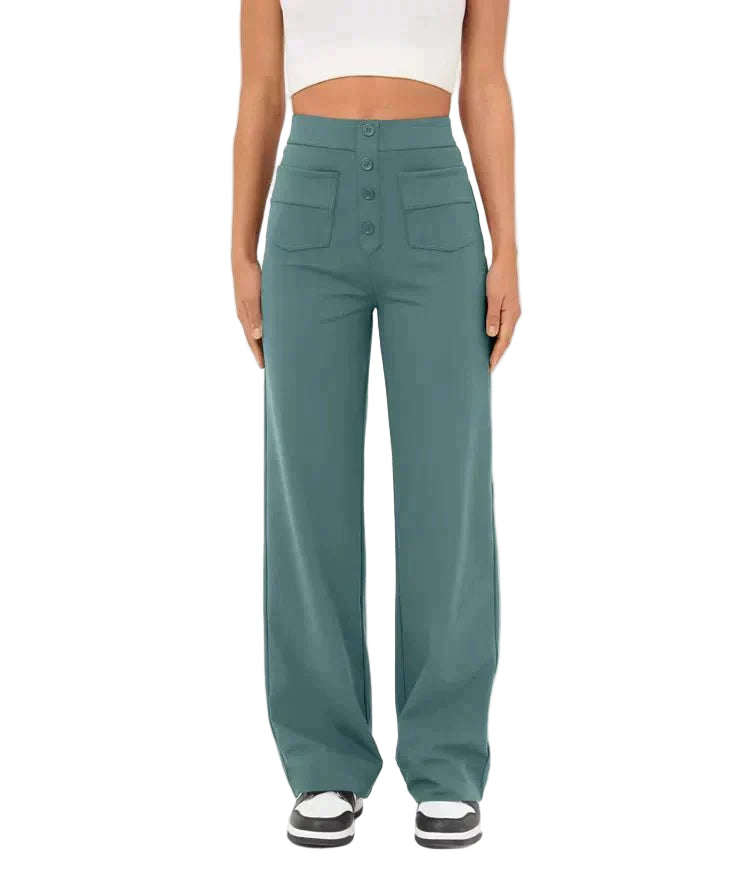 Dames Hoge Taille Broek Comfortabel en Stijlvol 0