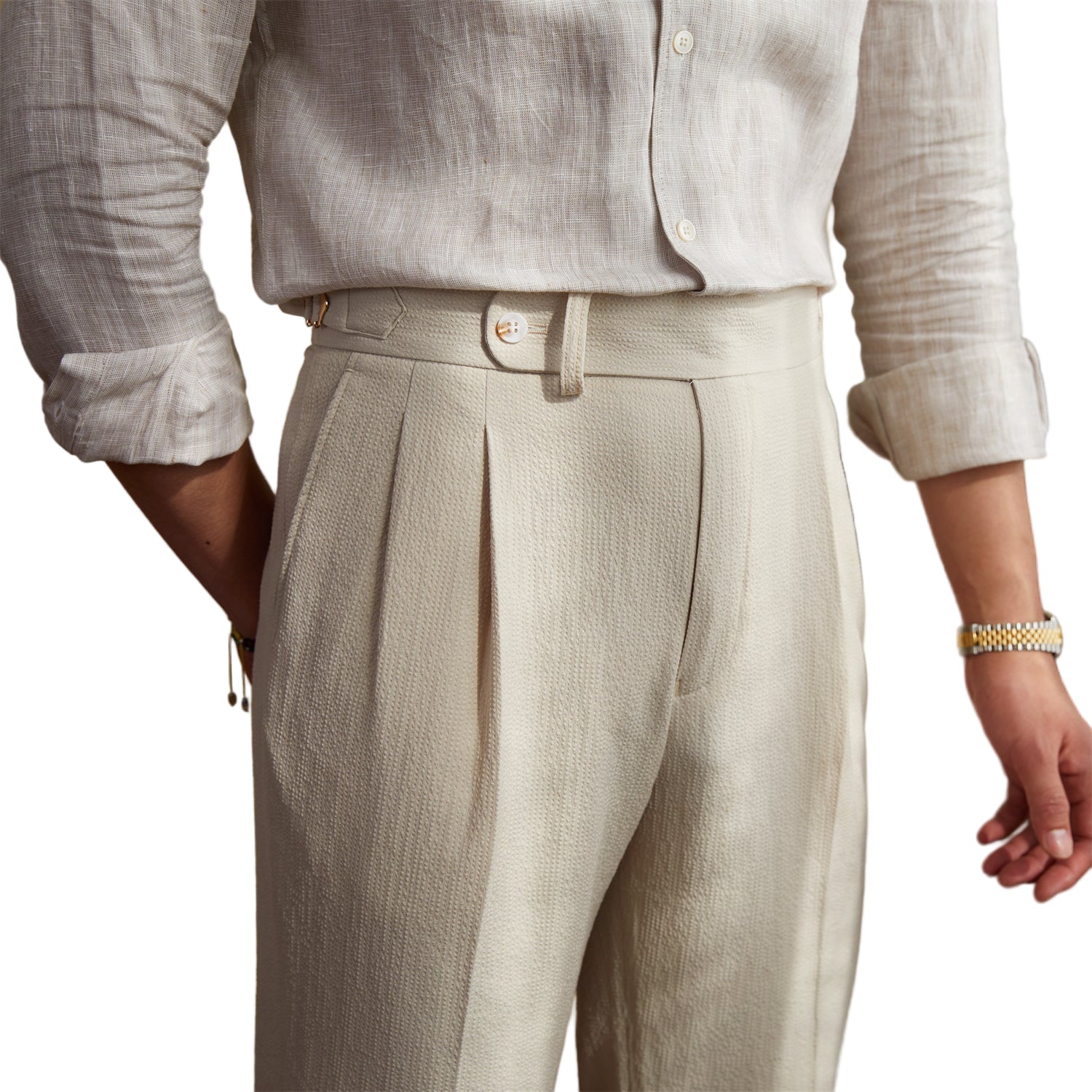 Dames Hoge Taille Broek Vintage Stijl 0