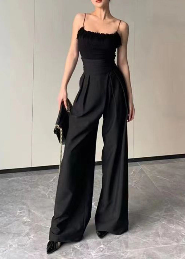 Dames Hoge Taille Broek met Wijde Pijpen 1