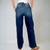 Dames Hoge Taille Comfort Luxe Wijde Jeans 2