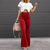 Dames Hoge Taille Flared Broek Eco Corduroy 2